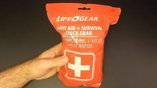 Life Gear First Aid + Survival Quick Grab