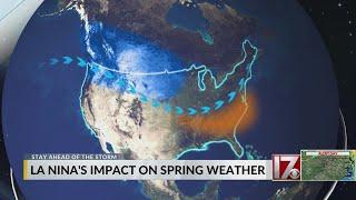 La Nina's impact on spring weather