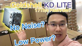 Goldshell KD LITE 17Th/s? No nosie?Low Power Consumption? #Goldshell #Kadena  #KDLITE #KDmax