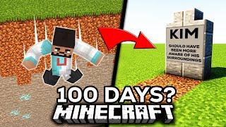 100 Days In Hardcore Dinosaur Minecraft But We Die On Day 7