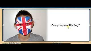 CAN YOU MAKE FLAG english story for kids, children, ESL, elementary EASY READ ALONG AUDIO STORY BOOK