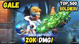 20K DMG! THE NUMBER 1 SOLDIER:76! GALE - TOP 500 HITSCAN - OVERWATCH 2 SEASON 13