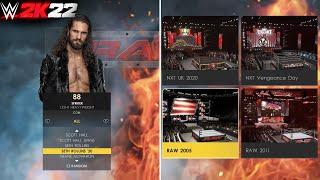 WWE 2K22 Overview: Roster, Arenas, Titles, Unlockables, Showcase List, Match Types, Teams & More