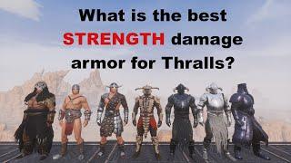 Best STRENGTH Damage Heavy Armor For Thralls | Conan Exiles Age of War