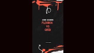 When to use Flexbox and when to use Grid? #responsivewebdesign #practicalcoding