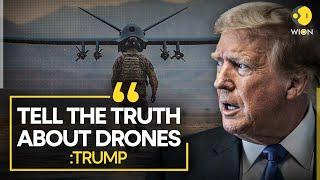 US Drones Row LIVE: Trump Warns Biden, Asks US Military To Tell The Truth About Mysterious Drones