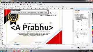 Cara Memasukan Banyak Nama Di sertifikat CorelDraw