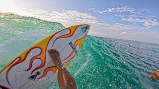 Afternoon Surf at Uluwatu: Slow Waves but Fun Turns & Mini Barrels!