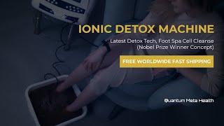 Ionic Detox Machine – Latest Detox Tech, Foot Bath Cell Cleanse Spa