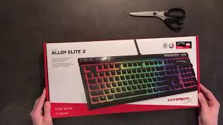 HyperX Alloy Elite 2 unboxing