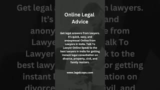 Online Legal Advice...#online #advice #legal #court #lawyer #trending #delhi