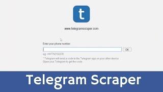 Telegram Scraper Software | Telegram Group and channel scraper