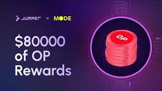 Jumper Exchange x Mode 🟡 - Share $80,000 In $OP Rewards 