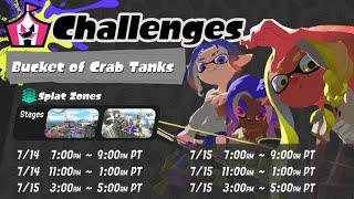 The Bucket of Crab Tanks Challenge. Splatoon 3