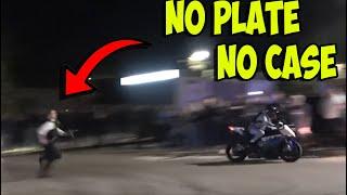 No PLATE No CASE! Bikers ESCAPE From The POLICE! - Bikes VS Cops #76