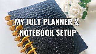 My July Planner and Notebook Setup