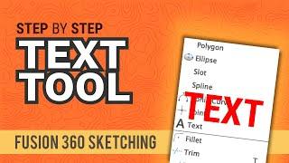 How to Create Text in Fusion 360