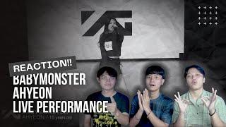 BABYMONSTER (#2) - AHYEON (Live Performance) REACTION!!! INI ANAK MULTITALENT BANGET WOY!!!!