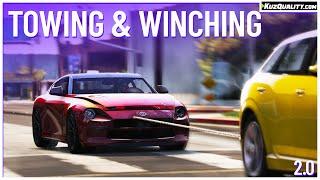 FiveM Script | Towing & Winching [Standalone, ESX, QBCore] | KuzQuality