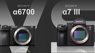 Sony alpha a6700 vs Sony alpha a7 III