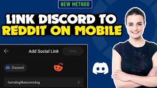Add discord to Reddit 2024 | link discord to reddit on mobile