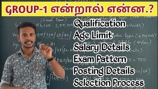 TNPSC GROUP-1 FULL DETAILS | SALARY | QUALIFICATION | AGE LIMIT & EXAM PATTERN@DHRONAACADEMY