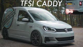 VW CADDY SHOOTS FLAMES 