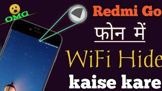Redmi Go phone mein WiFi ko kaise Hide kare !! tech Rohit