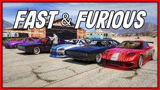 GTA 5 Roleplay - Fast & Furious Movie Car Drag Race | RedlineRP #794