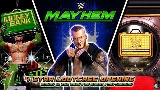 WWE Mayhem | 4 STAR Lootcase Opening | Money In The Bank PRO Playthrough