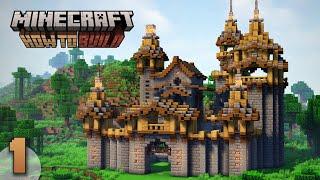 Minecraft: How to Build a Medieval Castle (Part 1 of 4) | Ultimate Base Tutorial