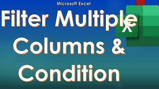 How to Use Filter Function Multiple Columns on Multiple Conditions in Excel