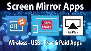 How to Screen Mirroring, Android Apps, Cast Screen, AirPlay, Mac OS X, Windows