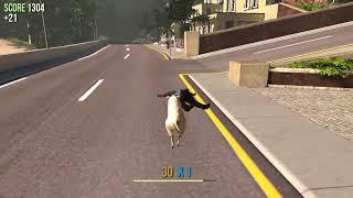 Playing Goat Simulator with mods for no reason