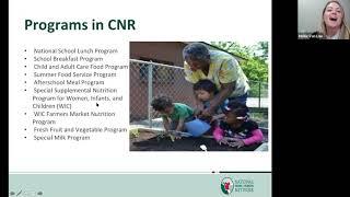 Keeping up with Reauthorization of the Child Nutrition Act