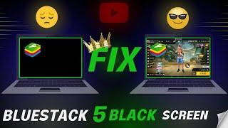 Bluestacks 5 black screen problem solve || Black Screen Problem Soove 100% bluestacks 5