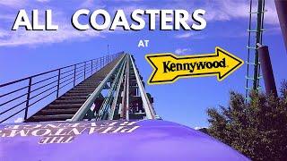 All Coasters at Kennywood + On-Ride POVs - Front Seat Media