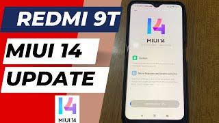 Xiaomi Redmi 9t Miui 14 update - new Features - MIUI 14.0 latest software - #miui14update