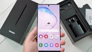 Samsung Galaxy Note 10 Plus: распаковка и первые впечатления!