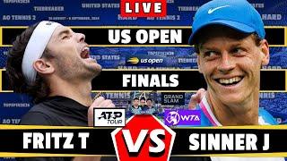 LIVE: SINNER J VS FRITZ T - FINALS • US OPEN 2024 GAMEPLAY #usopen #tennis #atp