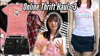 Online Thrift Try On Haul  (buyee unboxing) jfashion/Y2K/vintage