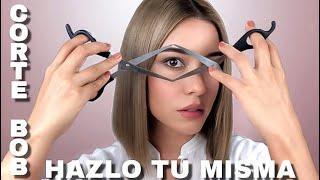 COMO HACERTE EL CORTE BOB TU MISMA / Despunte de cabello corto ( MELENA )