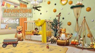 Eco Family House  ADVENTURE themed Room for Toddler | No CC | The SIMS 4