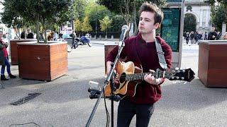 An Absolutely Beautiful Version of (A-ha) "Take On Me" by New Busker David Hayden.