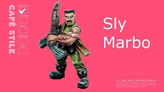 S for Sly Marbo (Warhammer 40k meme)