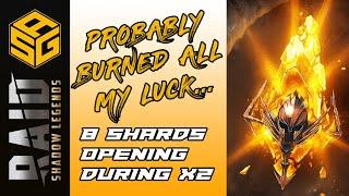 Probably burned all my luck... | 8 sacred shards opening during x2 event | RAID: Shadow Legends