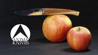 Making a slipjoint knife with plum tree - Fabrication d'un couteau à cran plat en prunier