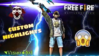 FREE FIRE CUSTOM HIGHLIGHTS  | VISHU STAR FF