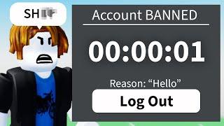 I tried getting BANNED on Roblox in 1 HOUR!