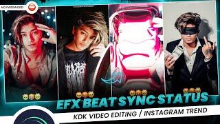 EFX Boys Beat Sync Status Editing Alight motion | Instagram Trending EFX Transition Video Editing